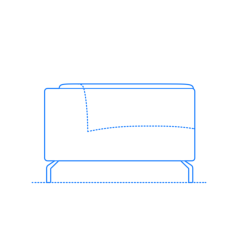 Furniture Armchairs Como Armchair Simple Line Art Svg, Free Vectors File